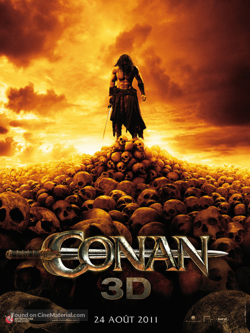 Conan the Barbarian - French Movie Poster