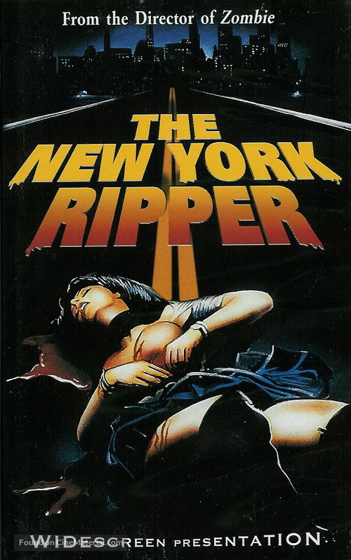 Lo squartatore di New York - VHS movie cover