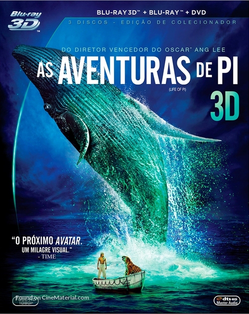 Life of Pi - Brazilian Blu-Ray movie cover