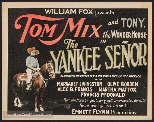 The Yankee Se&ntilde;or - Movie Poster