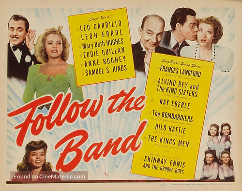 Follow the Band - Movie Poster