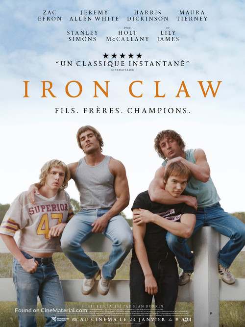 The Iron Claw - French Movie Poster