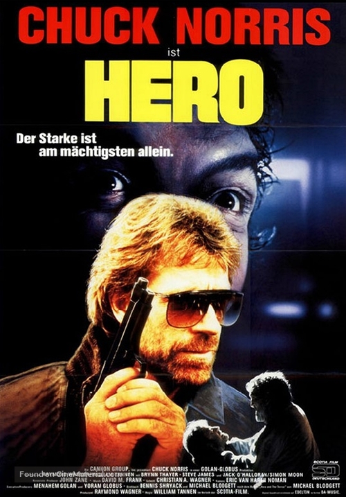 Hero And The Terror - German Movie Poster
