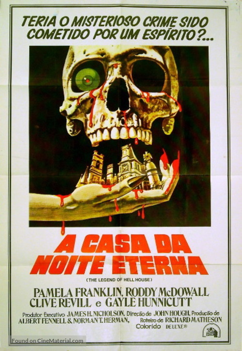 The Legend of Hell House - Brazilian Movie Poster
