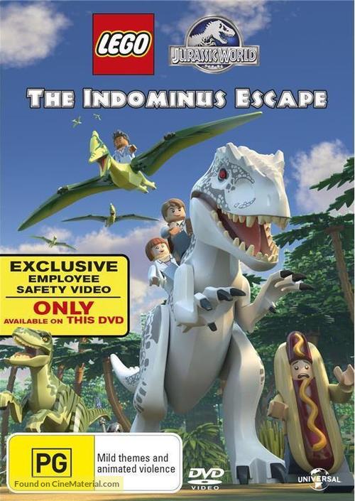 &quot;Lego Jurassic World: The Indominus Escape&quot; - Australian DVD movie cover