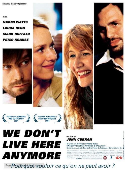 We Don&#039;t Live Here Anymore - French Movie Poster