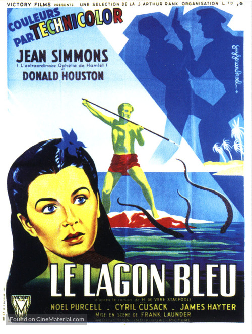 The Blue Lagoon - French Movie Poster