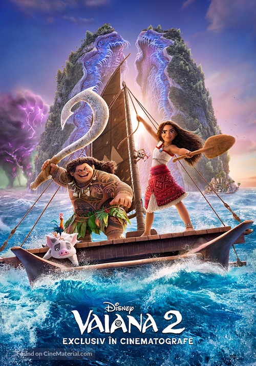 Moana 2 - Romanian Movie Poster