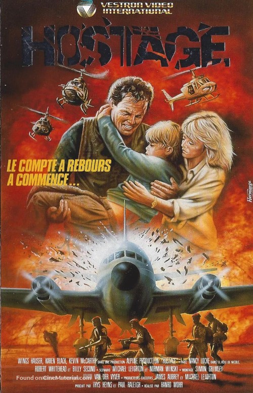 Hostage - French VHS movie cover