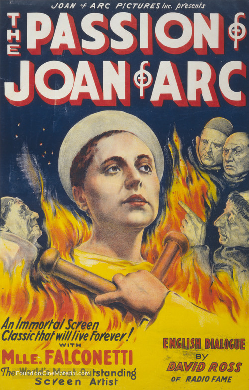 La passion de Jeanne d&#039;Arc - Movie Poster