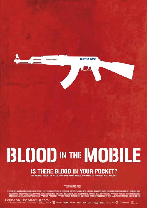 Blood in the Mobile - British Movie Poster