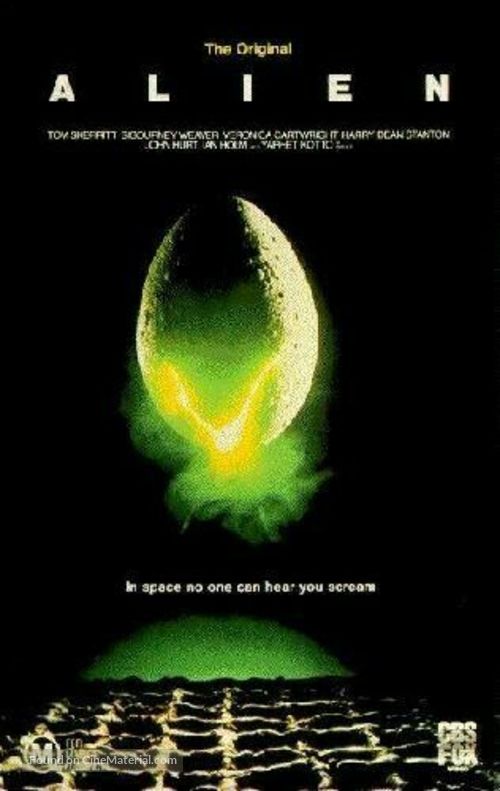 Alien - Australian VHS movie cover