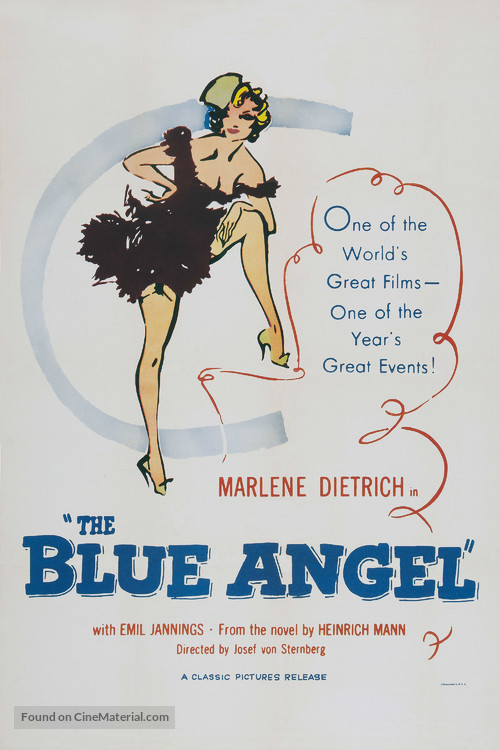 Der blaue Engel - Re-release movie poster