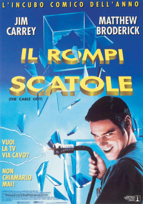 The Cable Guy - Italian Movie Poster