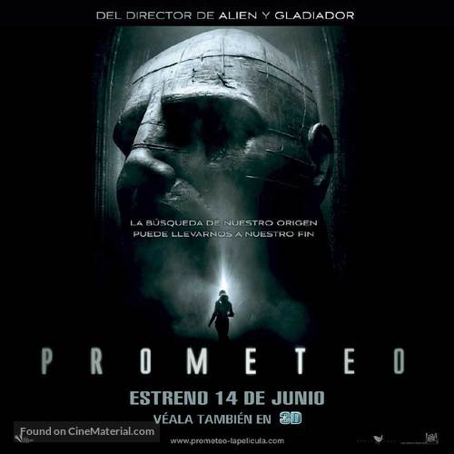 Prometheus - Mexican Movie Poster