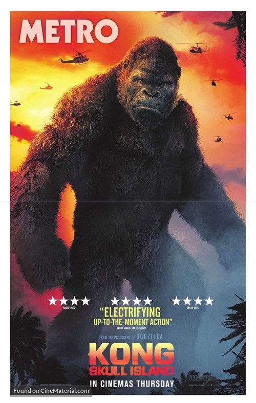 Kong: Skull Island - British Movie Poster