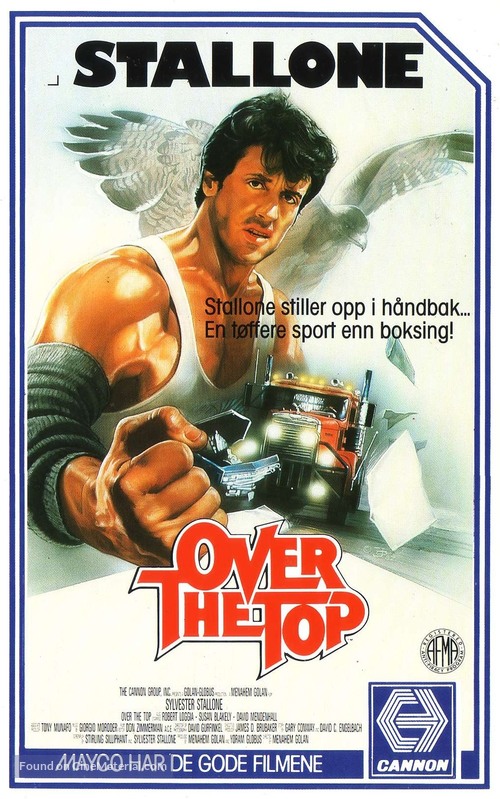 Over The Top - Norwegian VHS movie cover