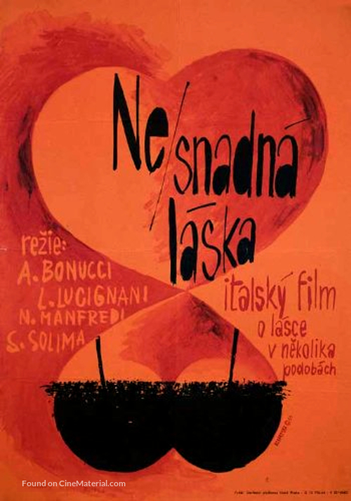 L&#039;amore difficile - Polish Movie Poster