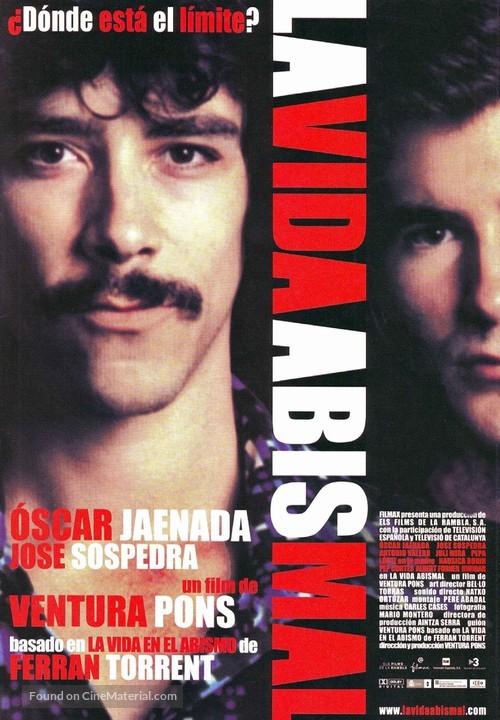 Vida abismal, La - Spanish Movie Poster