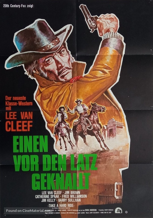 Take a Hard Ride - German Movie Poster