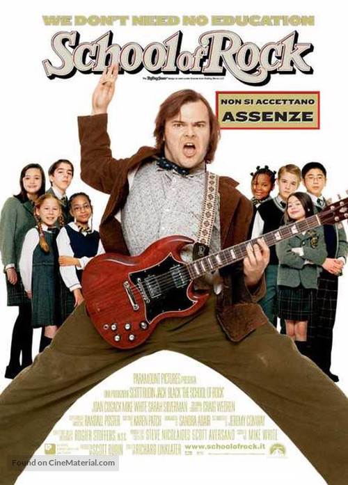 The School of Rock - Italian Movie Poster