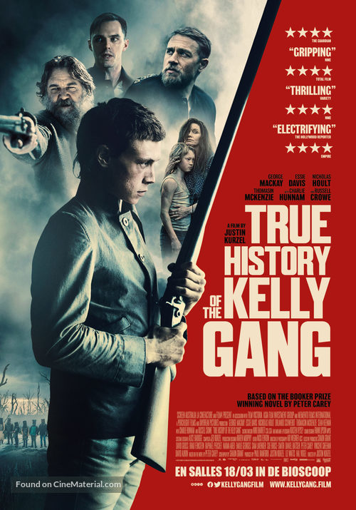 True History of the Kelly Gang - Belgian Movie Poster