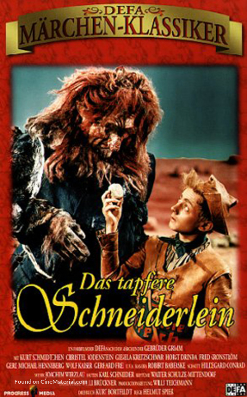 Das Tapfere Schneiderlein - German Movie Cover