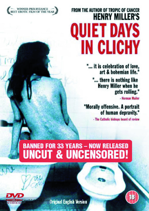 Stille dage i Clichy - British Movie Cover