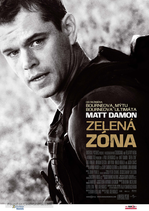Green Zone - Czech Movie Poster