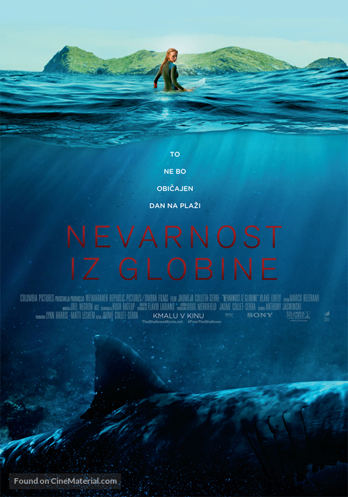 The Shallows - Slovenian Movie Poster