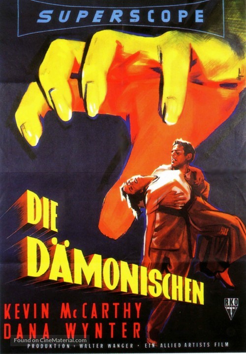 Invasion of the Body Snatchers - German Movie Poster