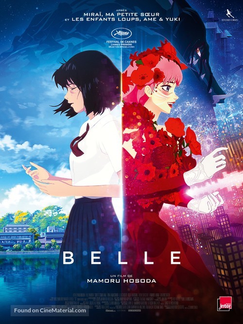 Belle: Ryu to Sobakasu no Hime - French Movie Poster