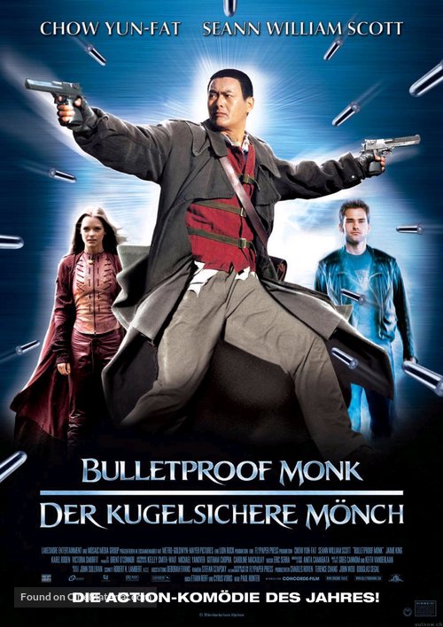Bulletproof Monk - German Movie Poster