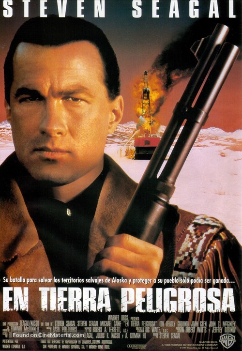 On Deadly Ground - Spanish Movie Poster