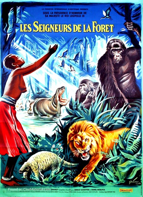 Les seigneurs de la for&ecirc;t - French Movie Poster