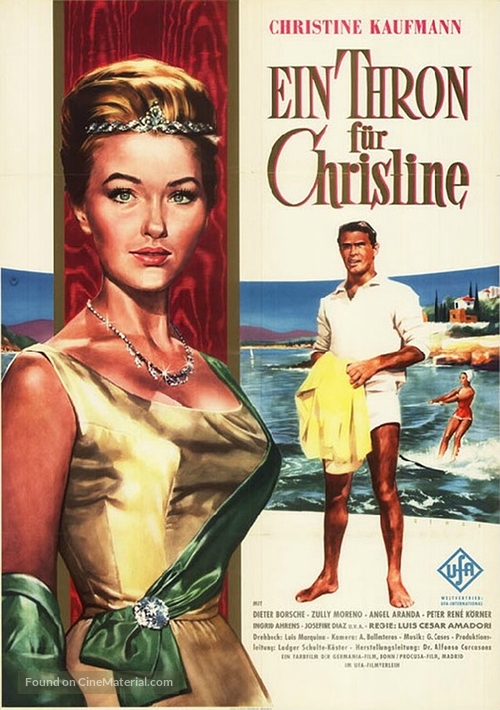 Un trono para Cristy - German Movie Poster