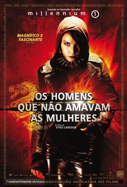 M&auml;n som hatar kvinnor - Brazilian Movie Poster