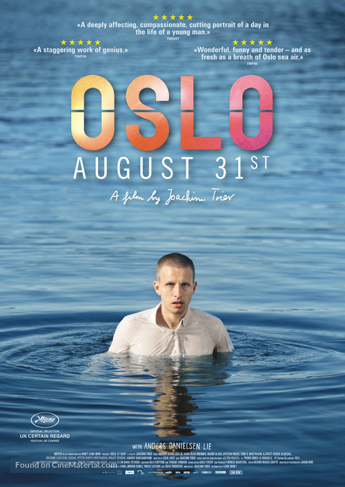 Oslo, 31. august - Swiss Movie Poster