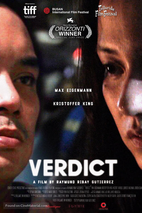 Verdict - Philippine Movie Poster