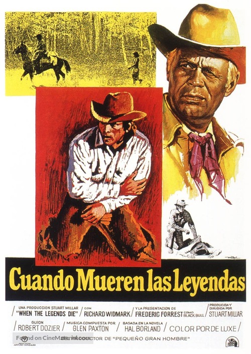 When the Legends Die - Spanish Movie Poster