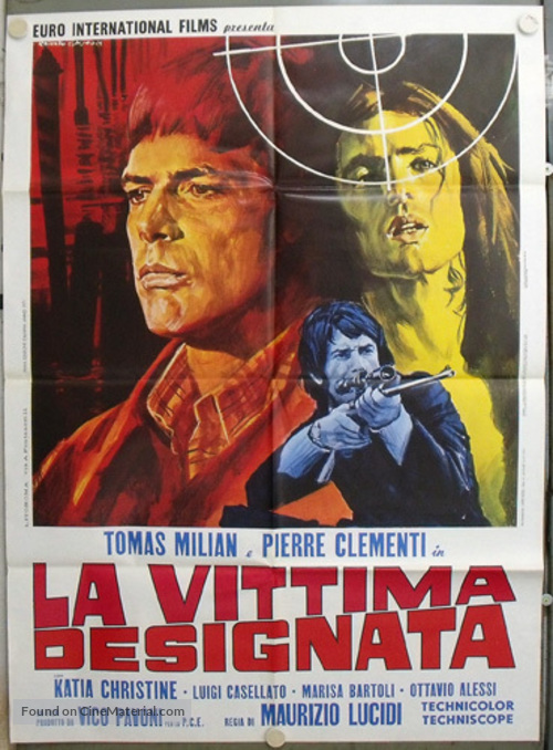 La vittima designata - Italian Movie Poster