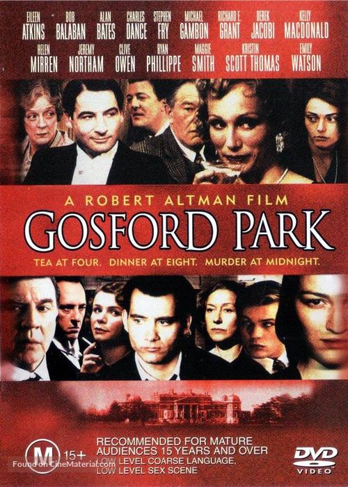 Gosford Park - Australian Movie Cover