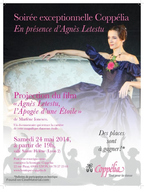 Agn&egrave;s Letestu: L&#039;apog&eacute;e d&#039;une &eacute;toile - French Movie Poster
