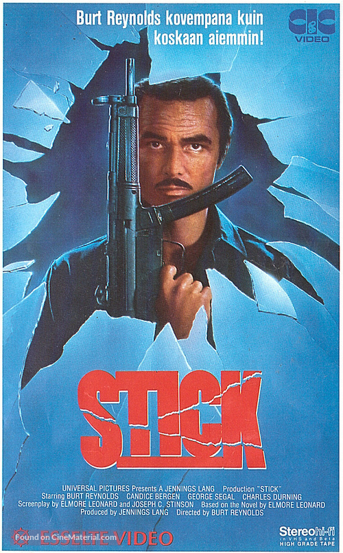 Stick - Finnish VHS movie cover