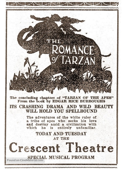 The Romance of Tarzan - Movie Poster