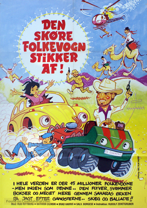 Zwei tolle K&auml;fer r&auml;umen auf - Danish Movie Poster