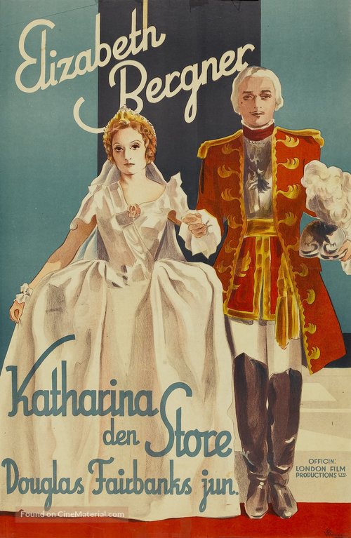 The Rise of Catherine the Great - Danish Movie Poster