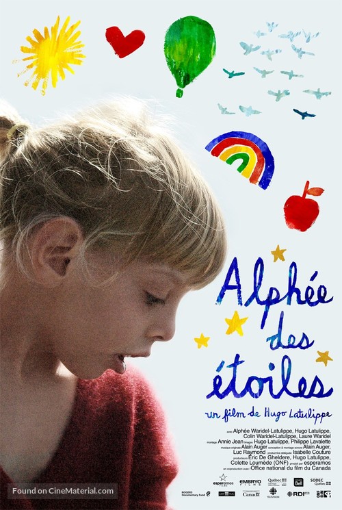 Alph&eacute;e des &eacute;toiles - Canadian Movie Poster