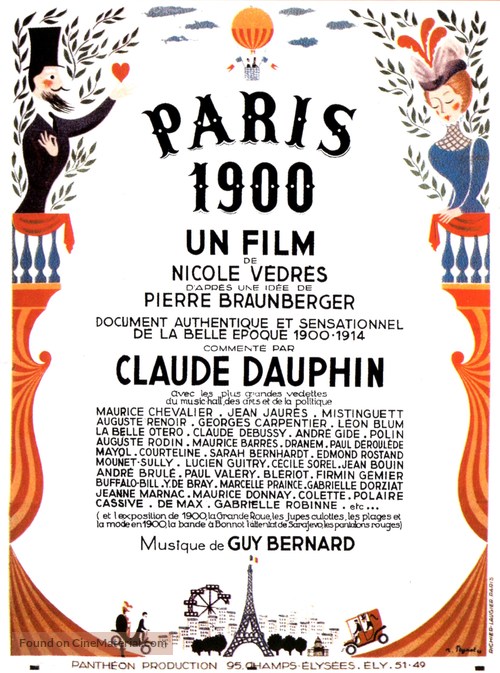 Paris 1900 - French Movie Poster