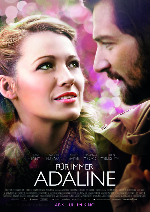 The Age of Adaline - German Movie Poster